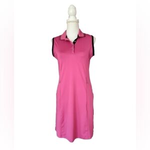 Callaway Women’s Sleeveless Polo Golf Dress - Fuchsia Pink - Size Small